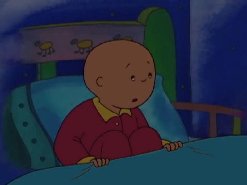 Caillou is Afraid of the Dark