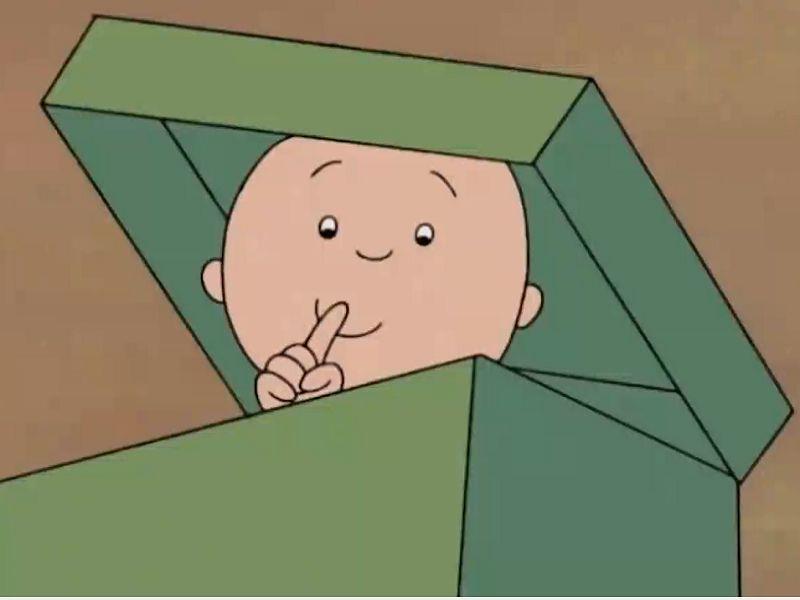 Caillou Hiding Place