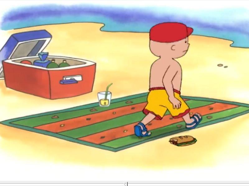 Caillou at the Beach