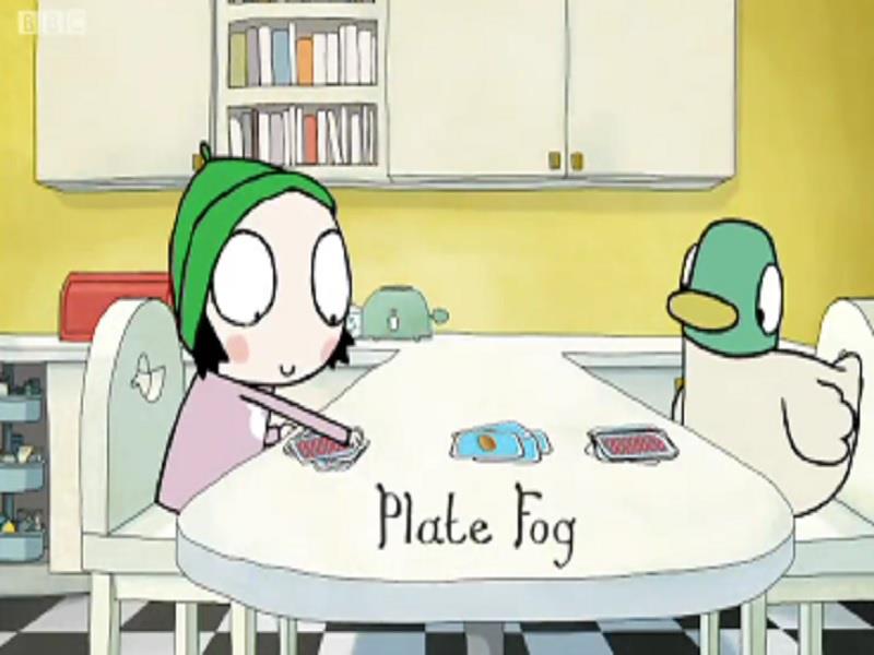 S01E33 Plate Fog   Sarah and Duck