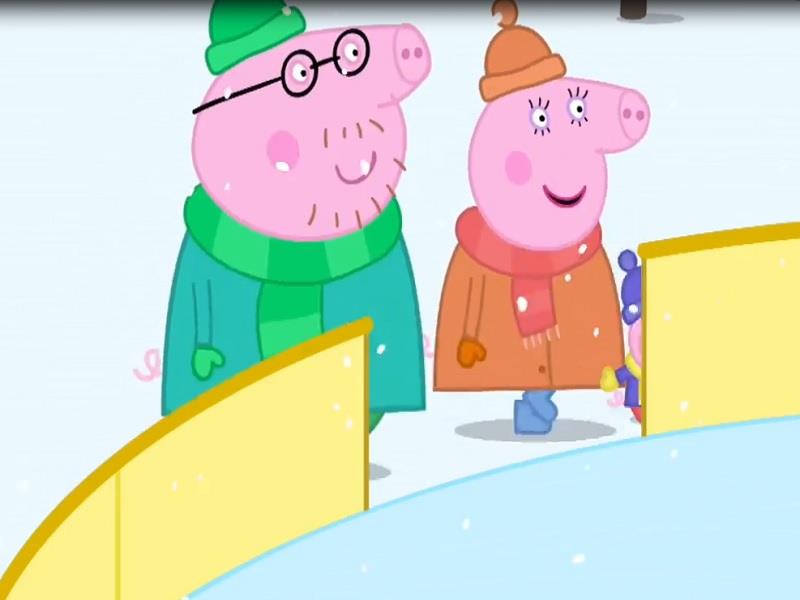 Peppa Pig S02E34 Ice Skating